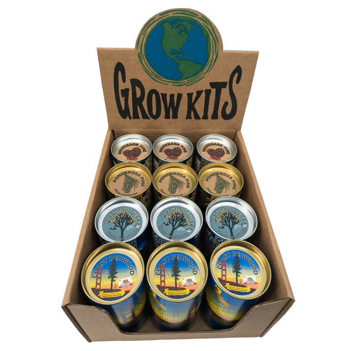 Trees of the American West | 12 Grow Kits w/ Display for wholesale by The Jonsteen Company
