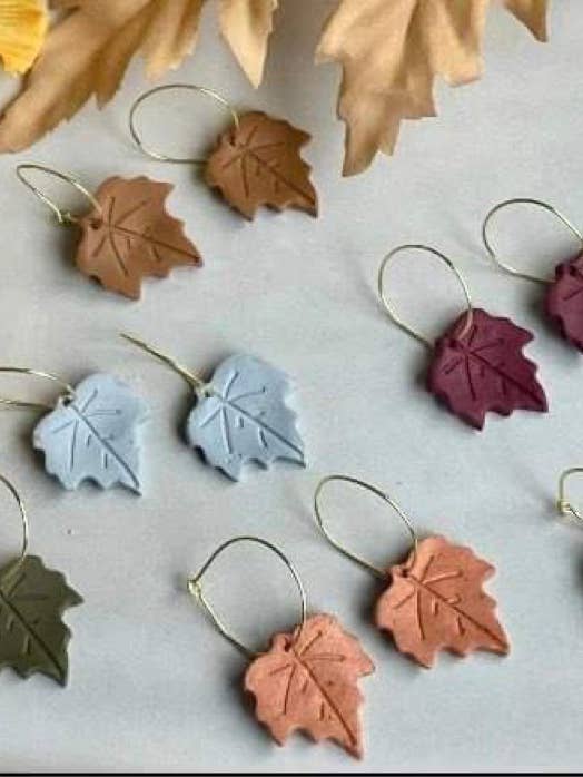 Fall Leaf hoop for wholesale by Daugherty Designs