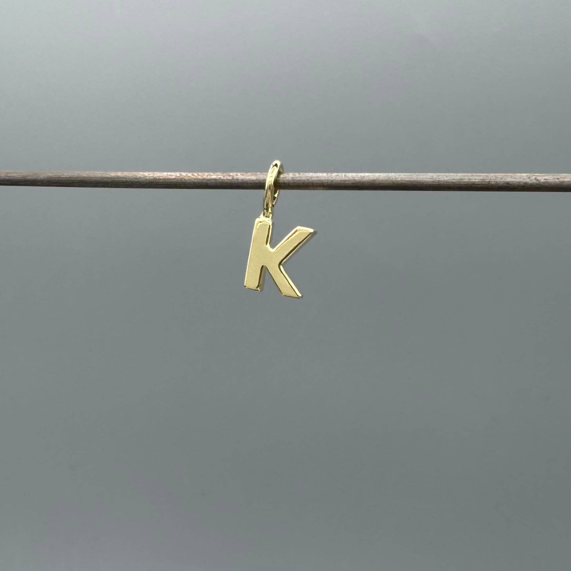 Something Silver - Wholesale Individual Charm/Pendant - Perfect Little Block Letter Initial Charm10