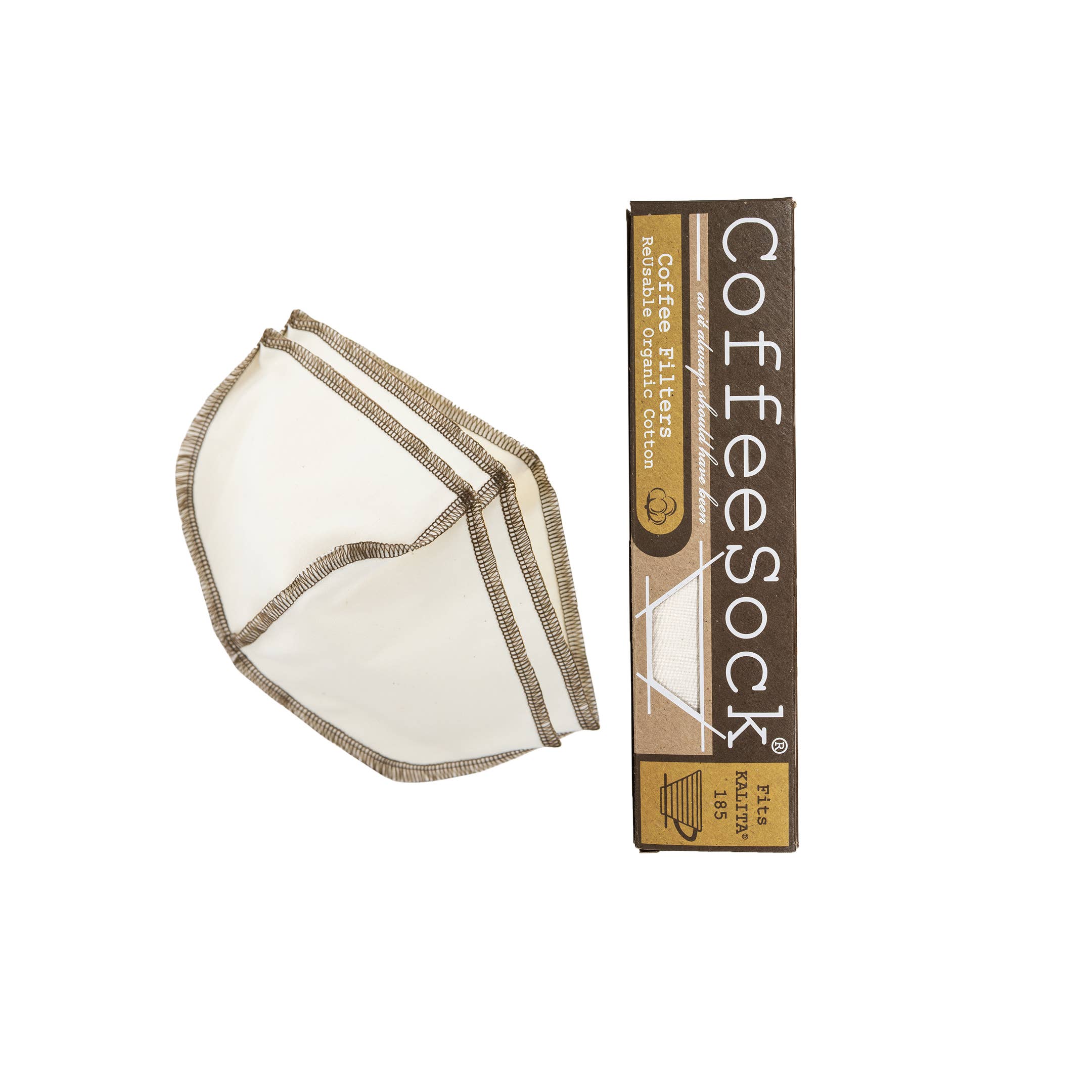 CoffeeSock - Wholesale Coffee Filter - Reusable Organic Coffee Filters - Kalita® Wave Style 1851