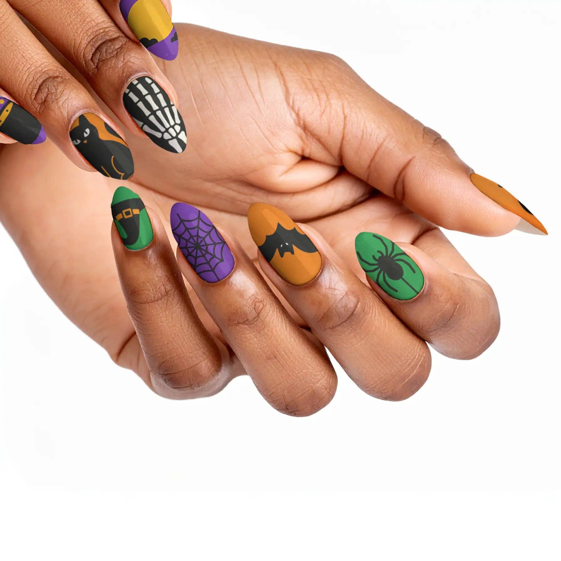 FYNE BODY - Wholesale Press-on/fake nails - Eclipse Enchantment Black Halloween Press-On Nails17