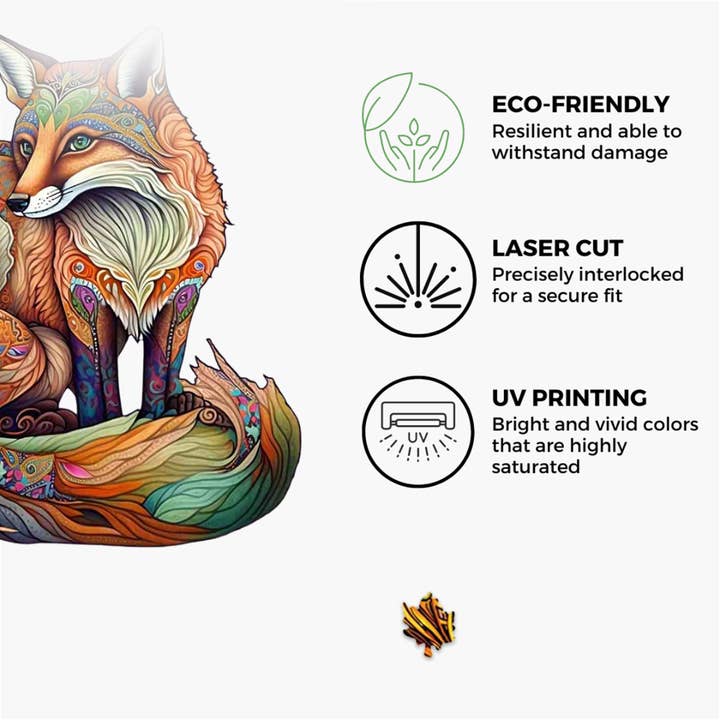 Crafthub - Vendita all'ingrosso Puzzle - Adulti - Puzzle in legno Sly Fox - Thrilling2