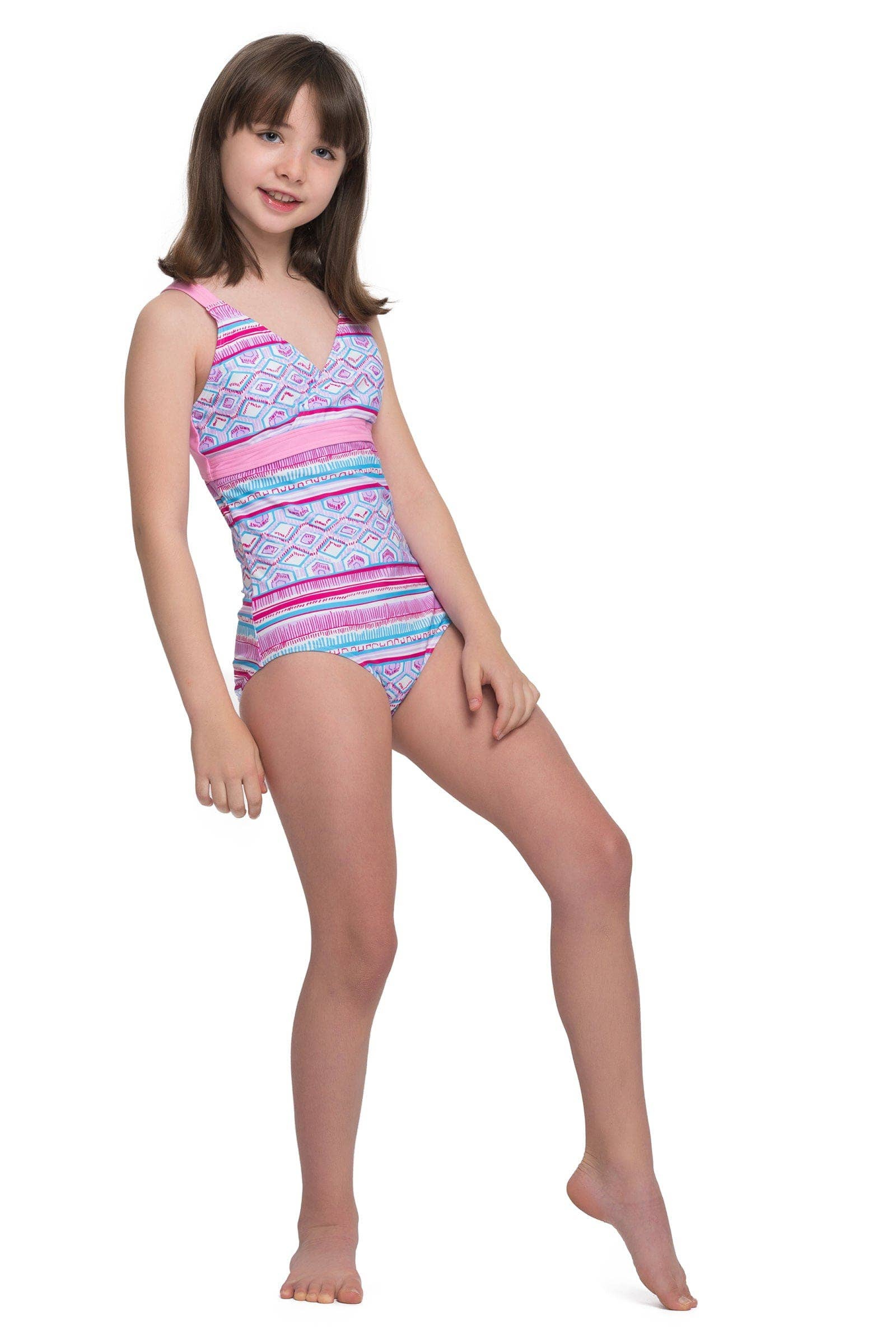 Sunseeker - Wholesale One Piece Swimsuit - Kids - Spring blossom swimsuit3