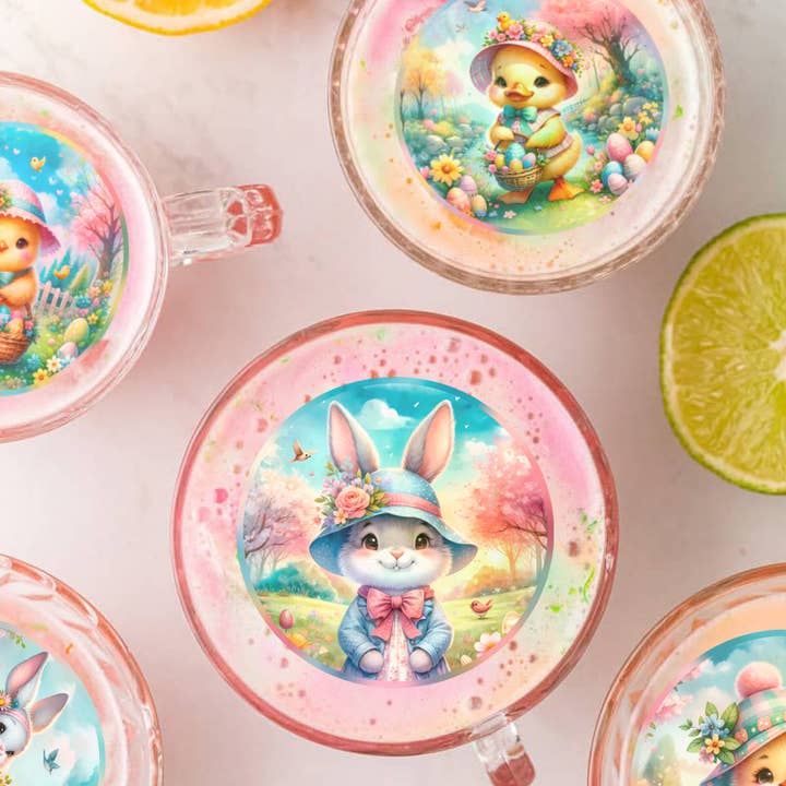 Easter Bunny Edible Drink Toppers Party Decor, Cocoa for wholesale by Homespun Parties