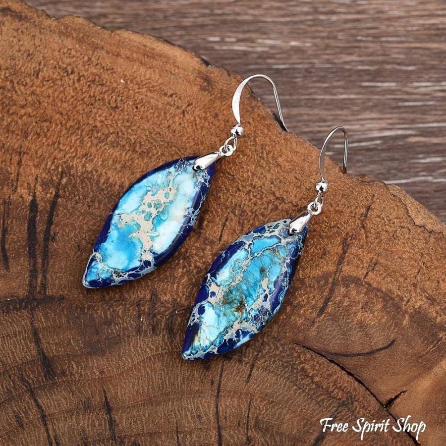 Free Spirit Shop - Wholesale Dangle Earrings - Imperial Jasper Earrings1