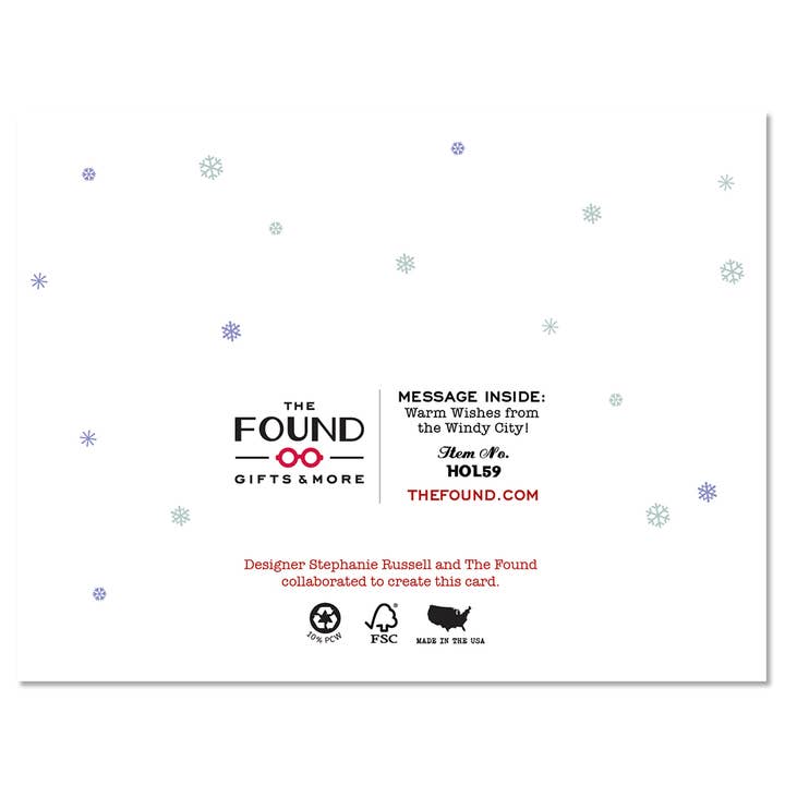 THE FOUND – wholesale Christmas card – Chicago Tree Drop Holiday Christmas Cards - Boxset2