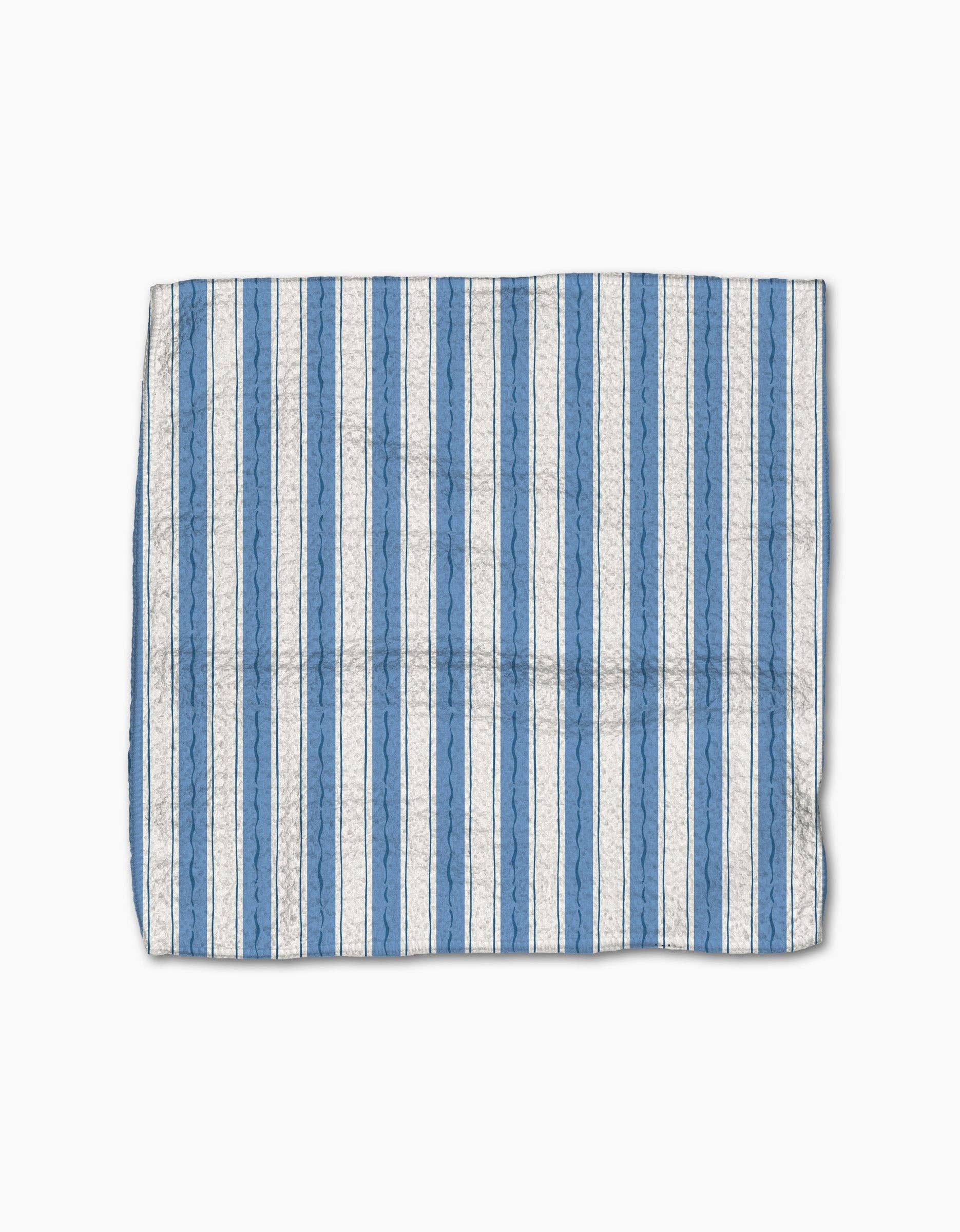 Geometry - Wholesale Dishcloth - Sardine Check Blue Dishcloth Set3