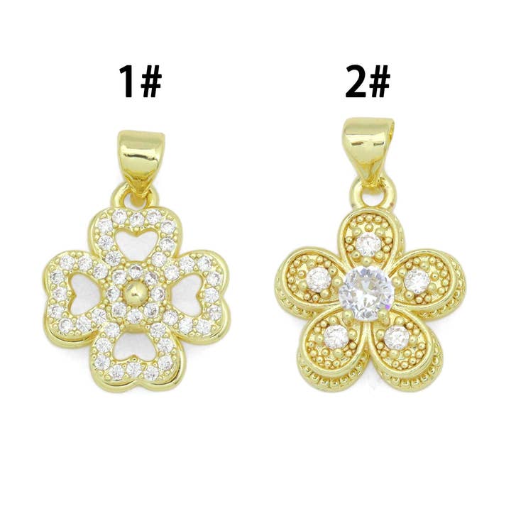 Gold Spinning Flower Pendant Collection – Playful, Elegant & Stress-Relieving, Sku#LD777 for wholesale by BestBeads&Beyond