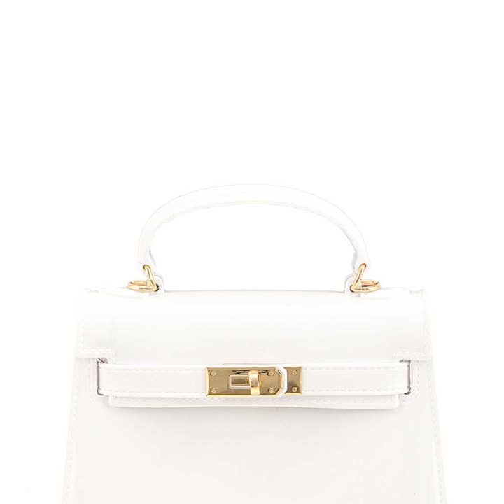 Shop Neighbors - Wholesale Top Handle Bag - Women's - Double Strap Buckle Top Handle Jelly Bag