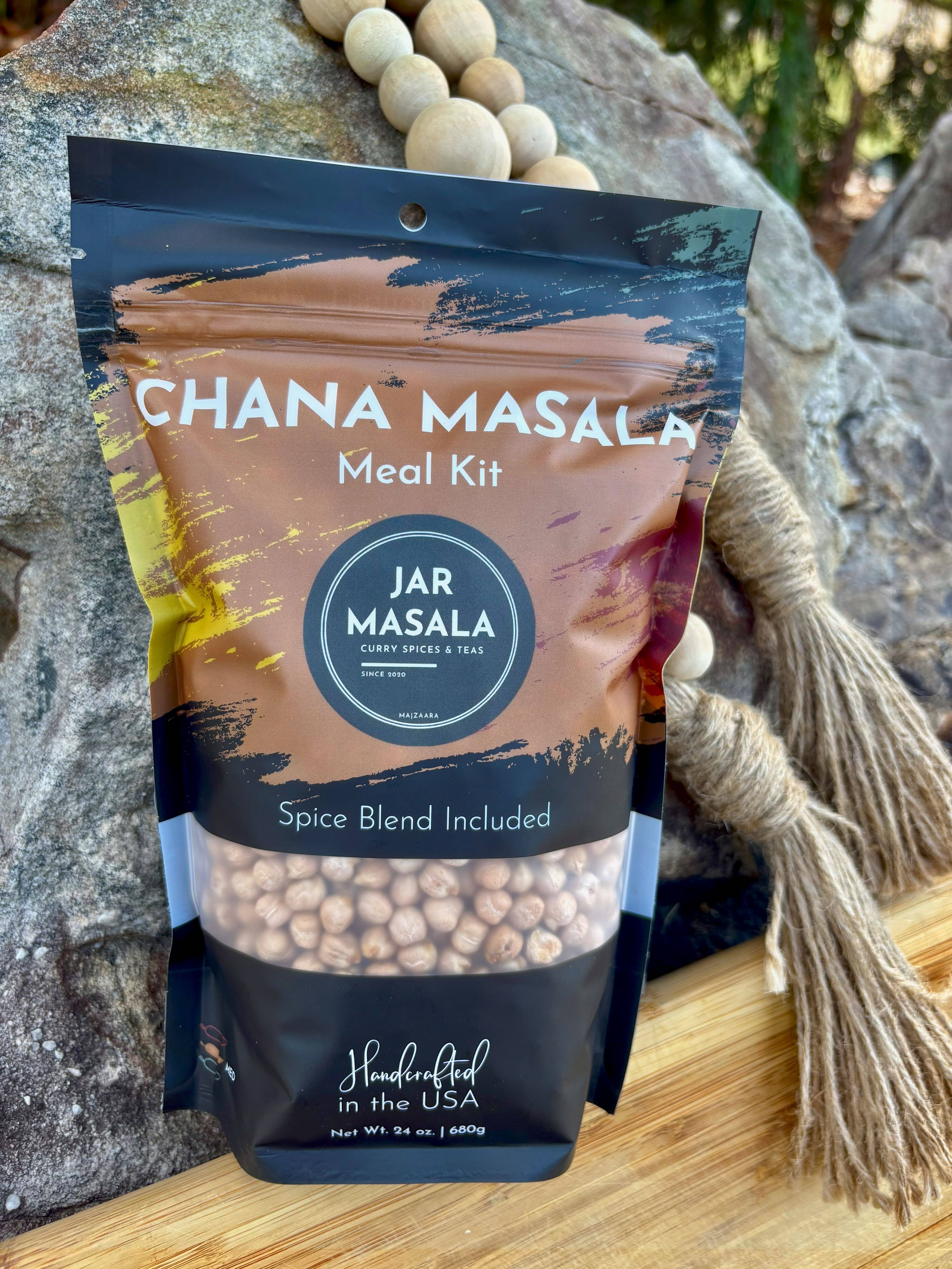 Jar Masala – wholesale Shelf-stable prepared meal – Chana Masala Meal Kit | Spice Mix Included1