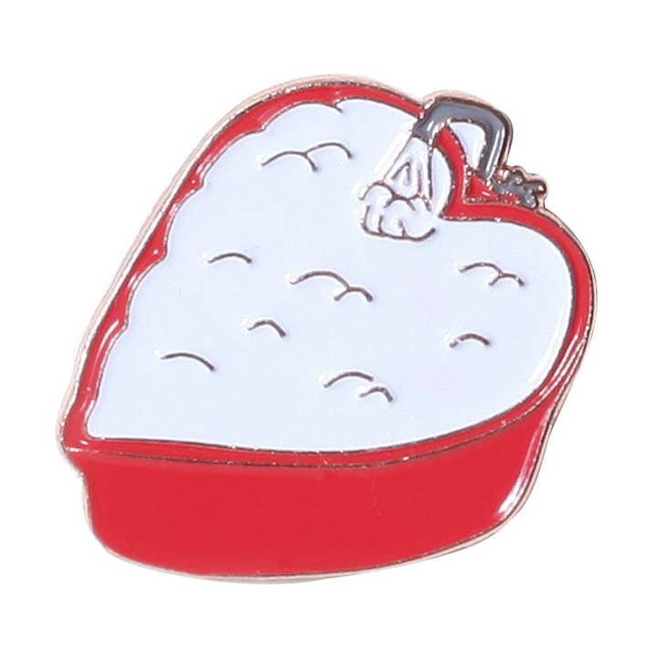 Honeymoon Tub Lapel Pin for wholesale by Rosehound Apparel