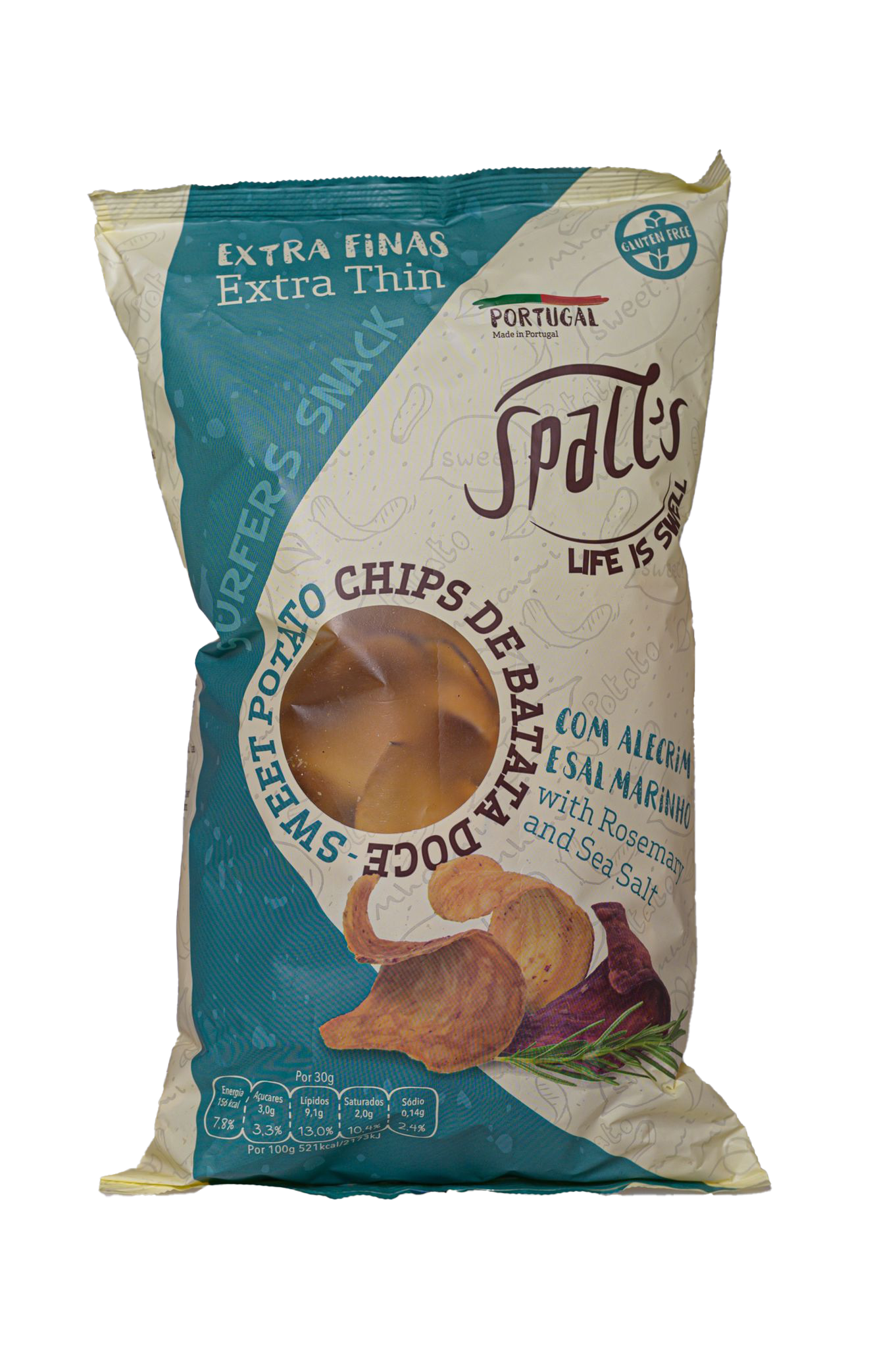 Spall's – Batatas fritas por atacado – Chips de Batata Doce Spall's 200g0