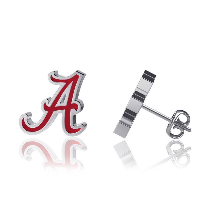 University of Alabama Post Earrings - Enamel for wholesale by Dayna Designs
