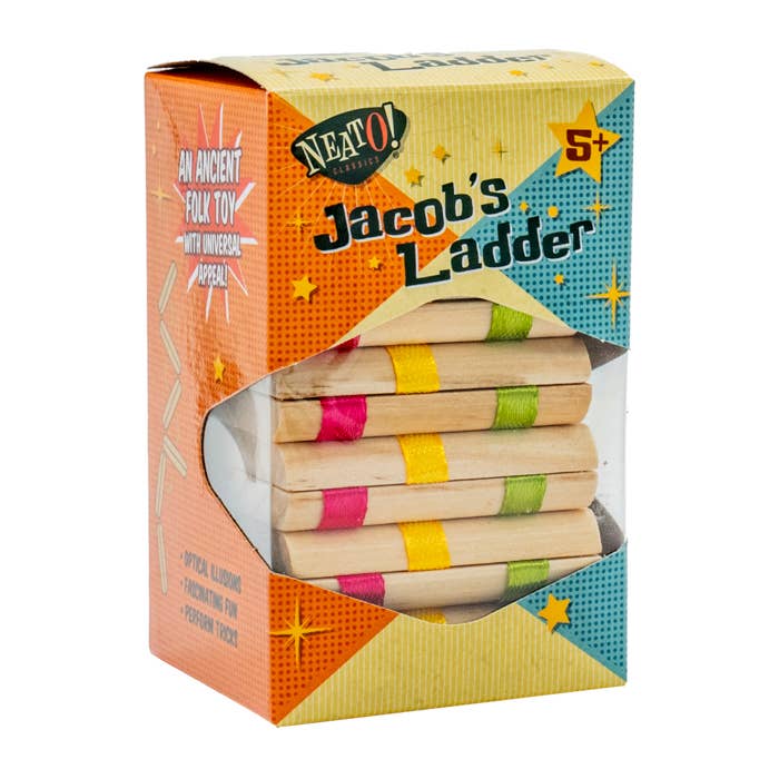 Toysmith - Wholesale Puzzle - Kids - Neato! Classics Jacob's Ladder Retro Wooden Puzzle- Retro