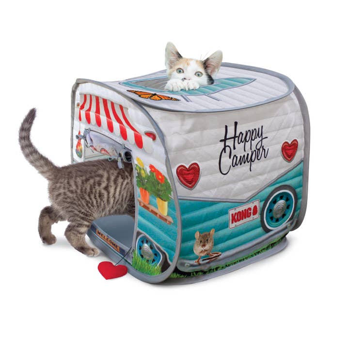 Pet Palette Distribution - Wholesale Pet Toy - Cat - KONG® Play Spaces Camper Cat Toy
