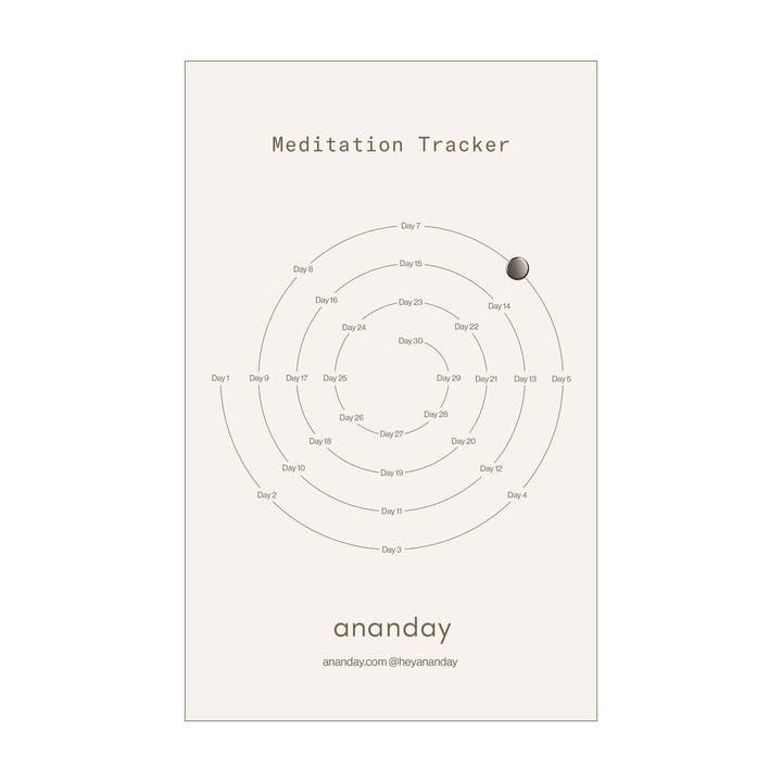 Suivi de Méditation pour la vente par Ananday