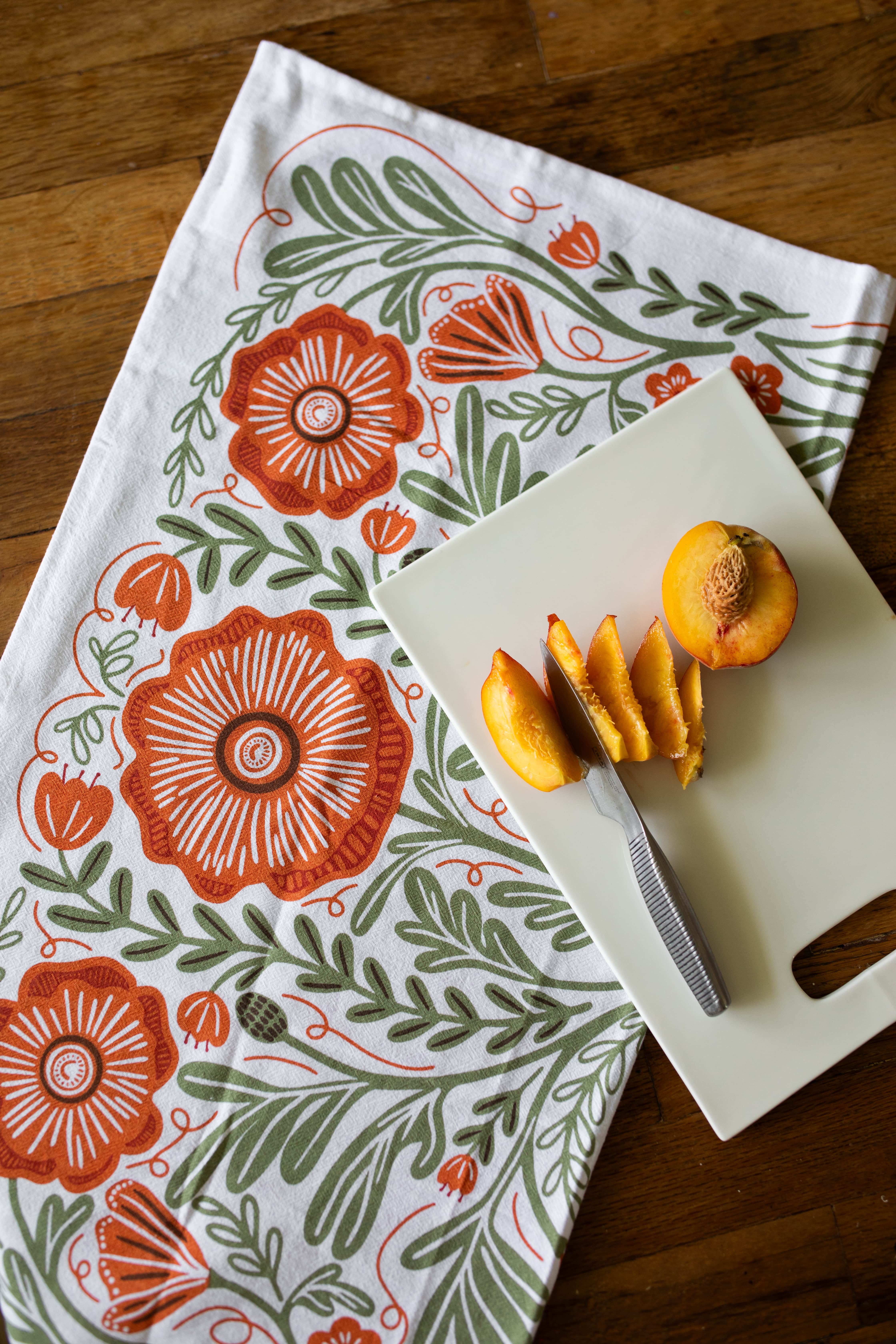 Gingiber - Wholesale Tea Towel - Poppy Tea Towel – Bright Floral Decor2