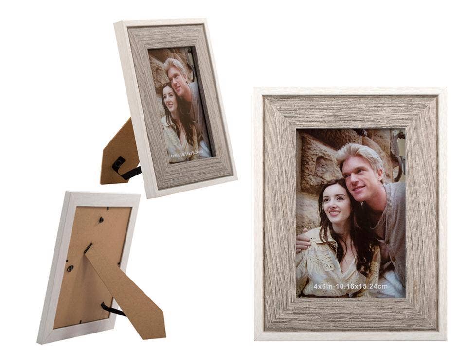 Kiera Grace - Wholesale Picture Frame - Kiera Grace Easton Frame WHITE/GREY WOOD0