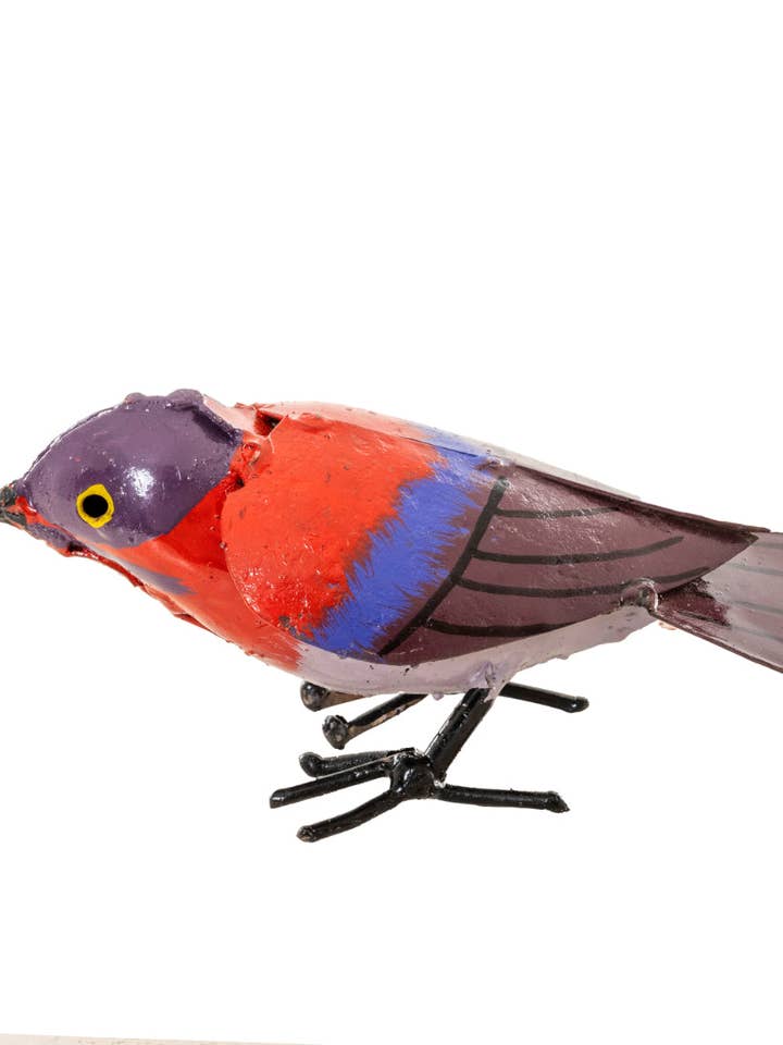 METAL RED SUNBIRD STANDING for wholesale by Zimba-Arts