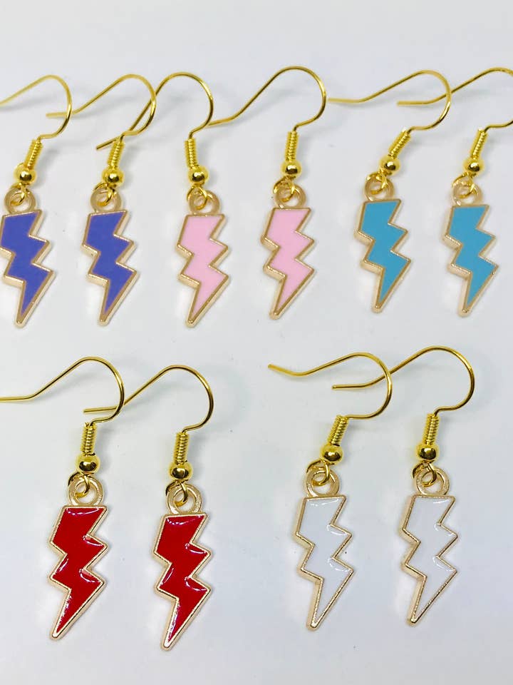 Anime Thunderbolt Earrings for wholesale by SimpleNGreat