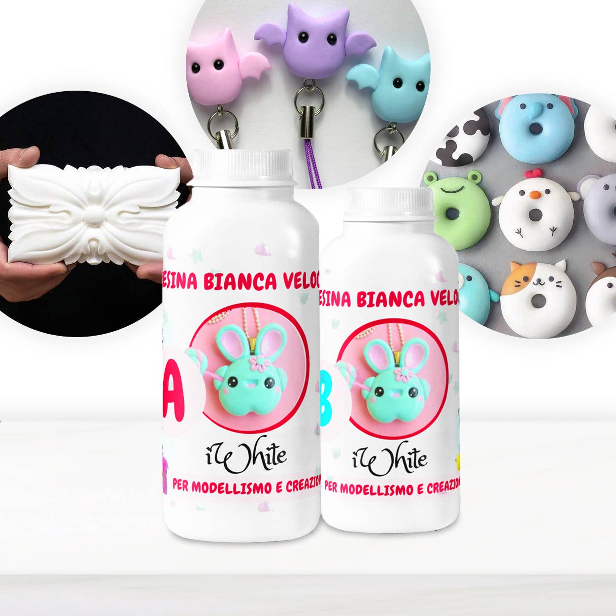 Resin Pro UK – Großhandel Bastelzubehör – WEISSES POLYURETHAN-GIESSHARZ „IWHITE“0