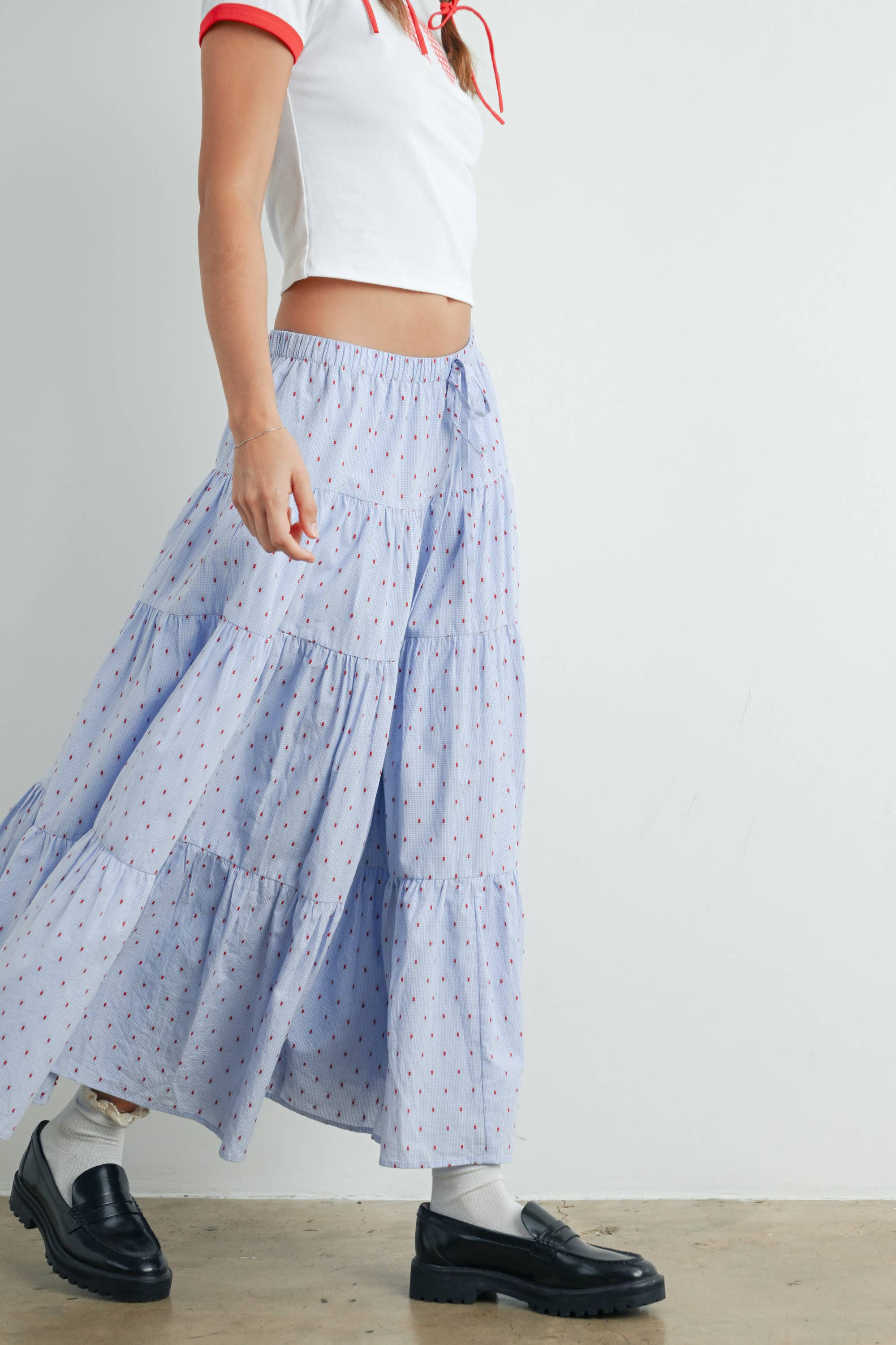 BUTTERMELON - Vendita all'ingrosso Gonna - Donna - Gonna Maxi Flowy - BMS76245