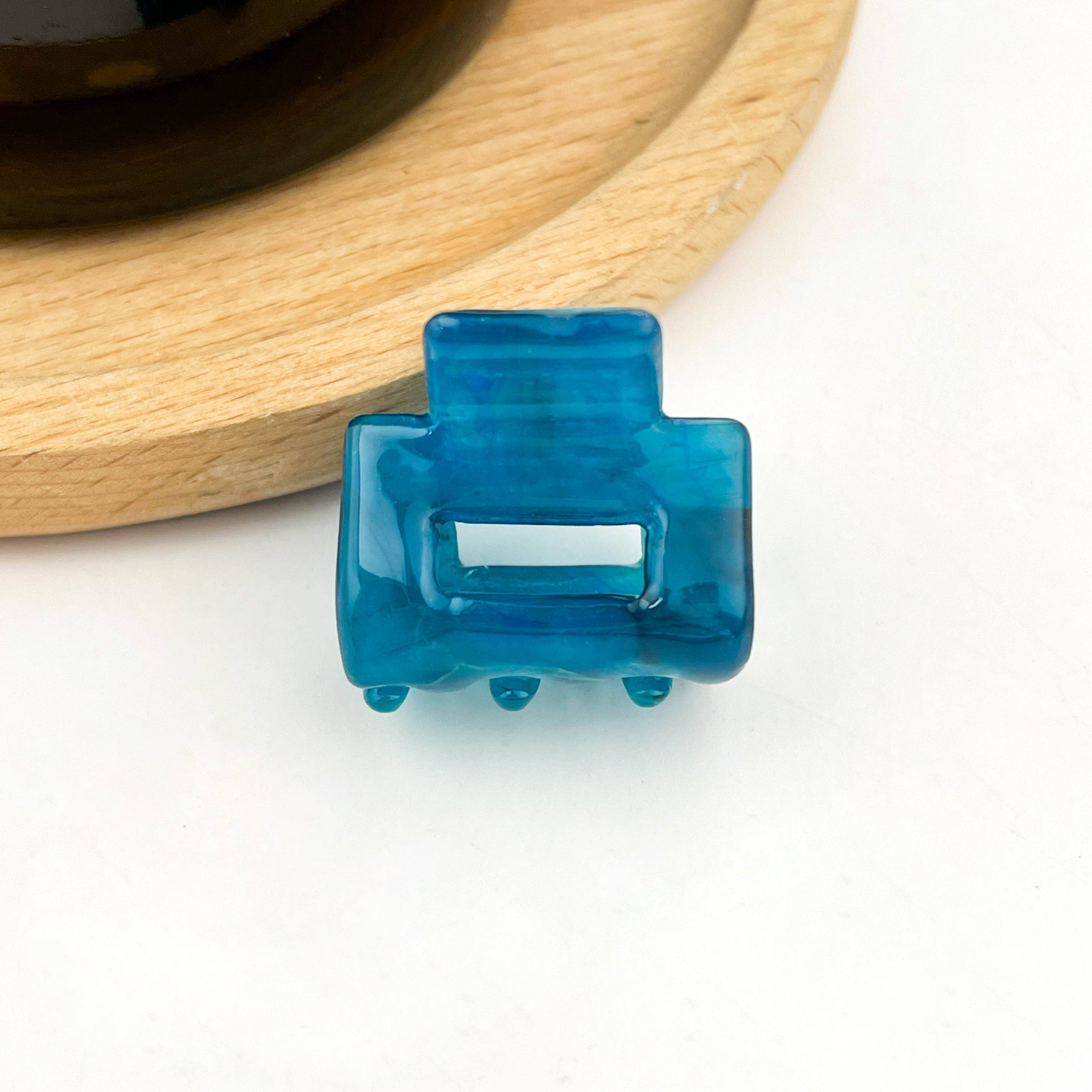 TheDivaSoap - Wholesale Hair Clip - Women's - 0.98'' Acetate Colorful Mini Square Hair Claw Clip8