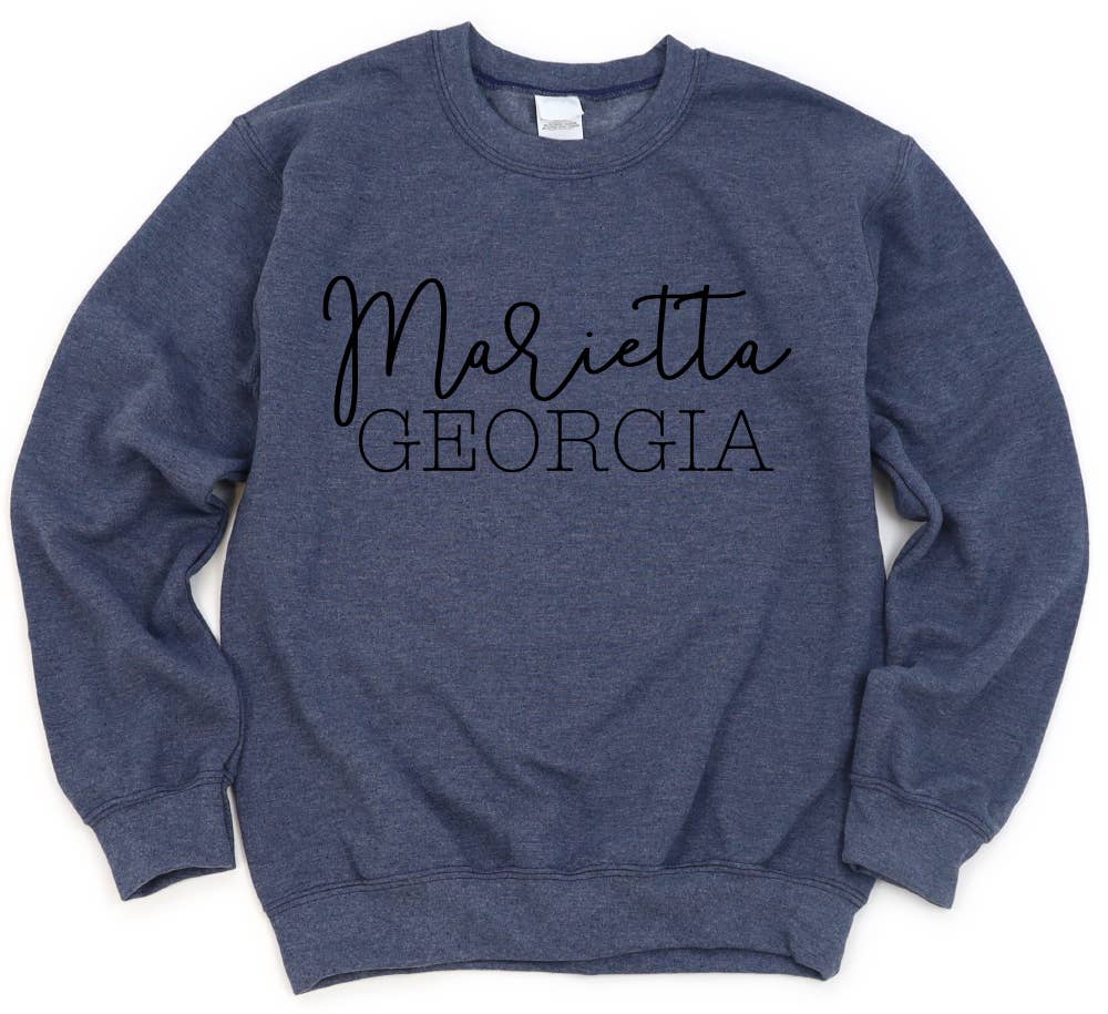 Quotable Life - Wholesale Graphic Sweatshirt - Women's - Custom City State Unisex Sweatshirt2