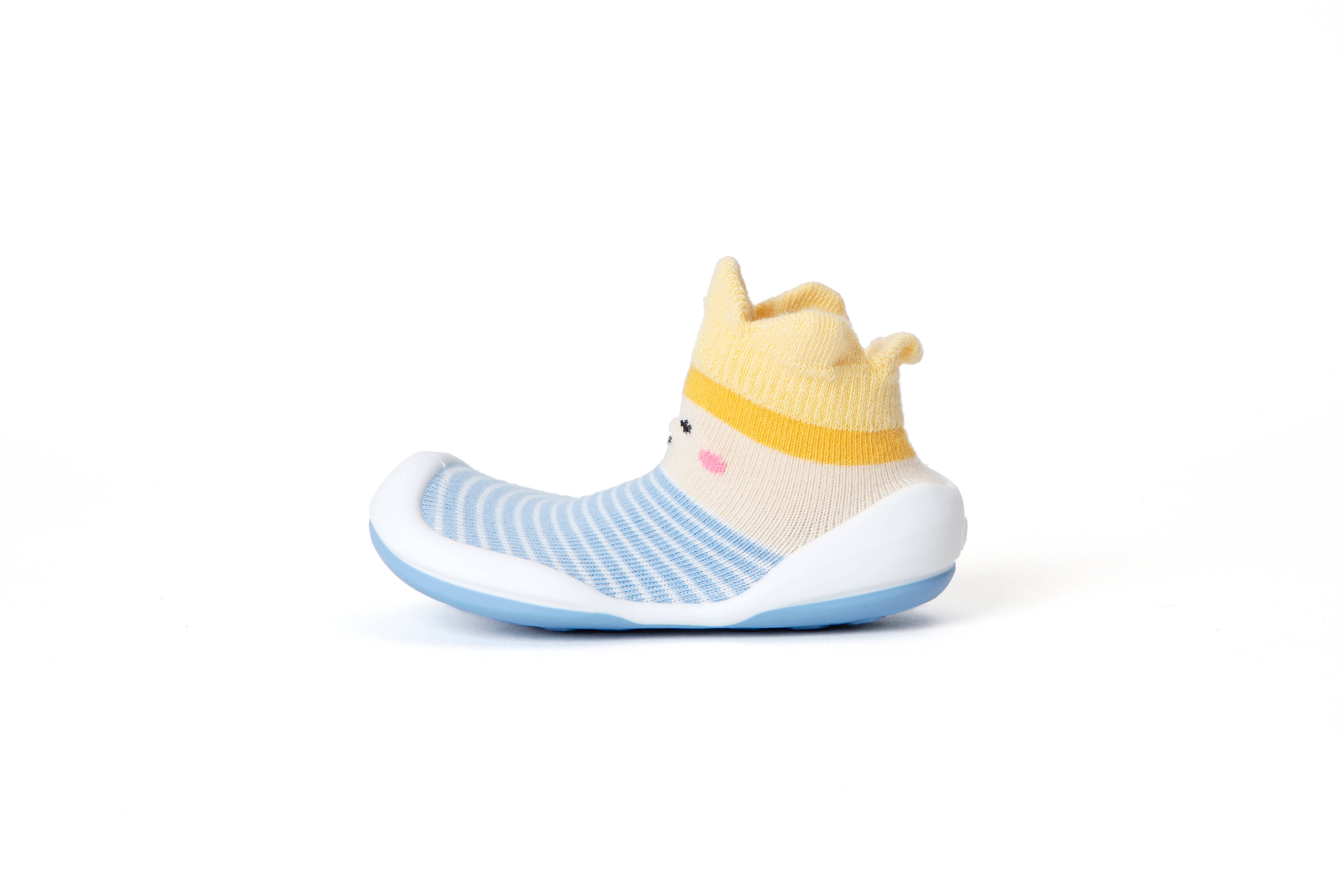 Little Bunny - Wholesale Crib Shoes - Baby - Komuello None Slip Shoe Kingdom Prince Crown Blue2