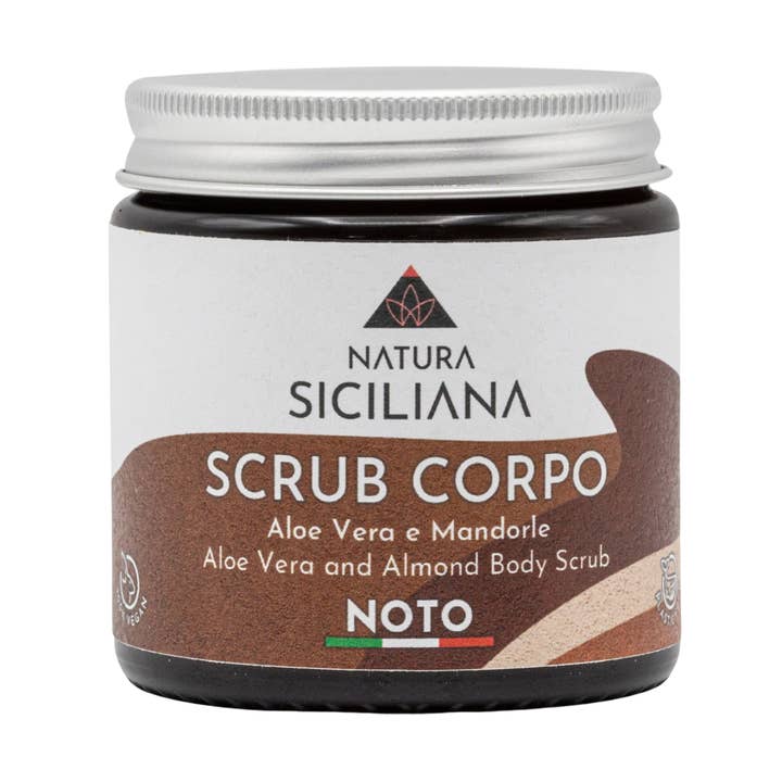 Esfoliação Corporal Regeneradora Orgânica com Óleo de Aloe e Amêndoa por atacado de Natura Siciliana