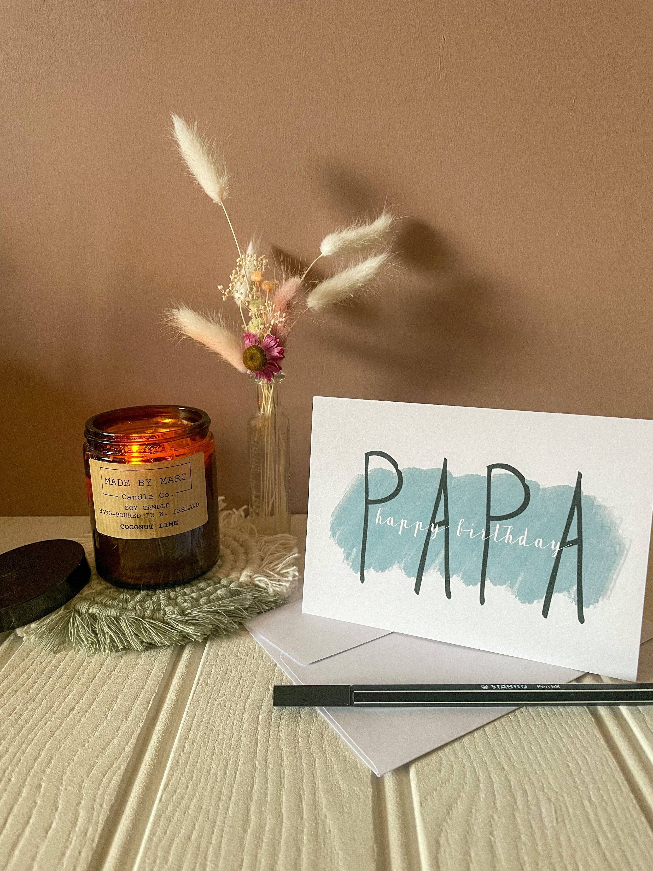 Daisy & Joy Design – wholesale Birthday card – Happy Birthday Papa - Birthday card0