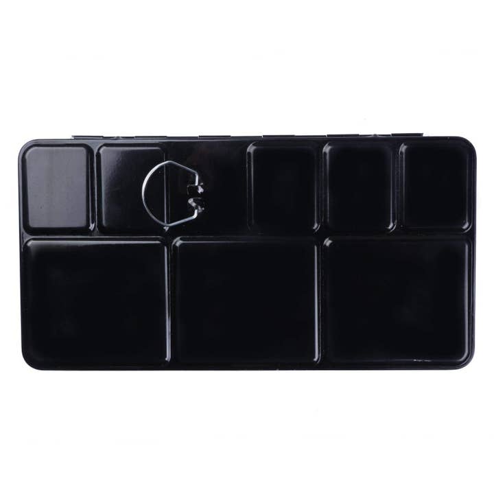 Pintar Art Supply - Wholesale Palette/Mixing Tray - MEEDEN Empty Watercolor Tin Palette, Large Travel Metal Paint Box with 52 Pcs Half Pans3