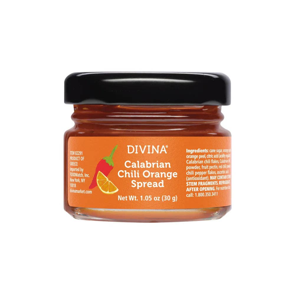 Keystone Cheese - Wholesale Jam/Jelly - DiVina Mini Calabrian Chili Orange Jam Jars0