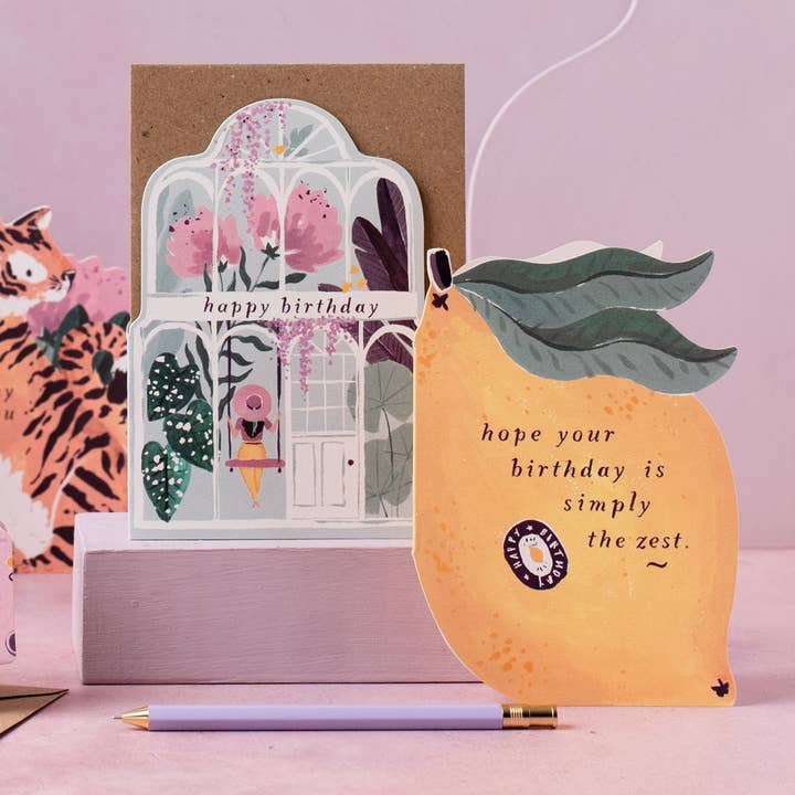 Sister Paper Co. – Großhandel Geburtstagskarten – Lemon Zest Geburtstagskarte | Lustige Geburtstagskarten | Wortspielkarten2