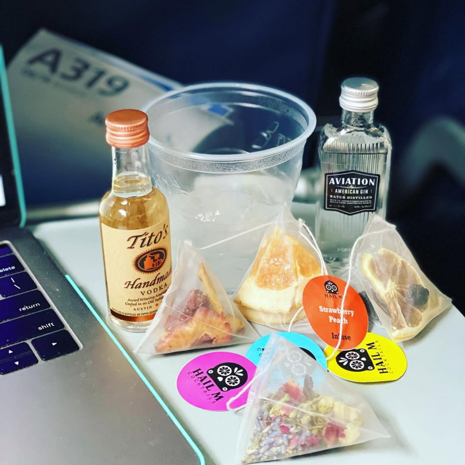 Hail M - Wholesale Cocktail Mix/Syrup - Gin & Tonic Cocktail Infusion Tea Bag - To Go Mixer, Low Cal5