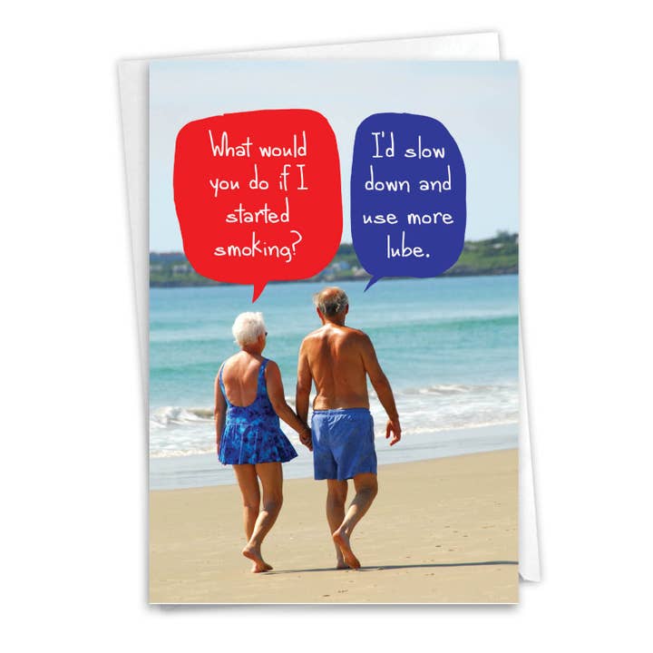 NobleWorks - Wholesale Anniversary Card - Anniversary Card - Started Smoking