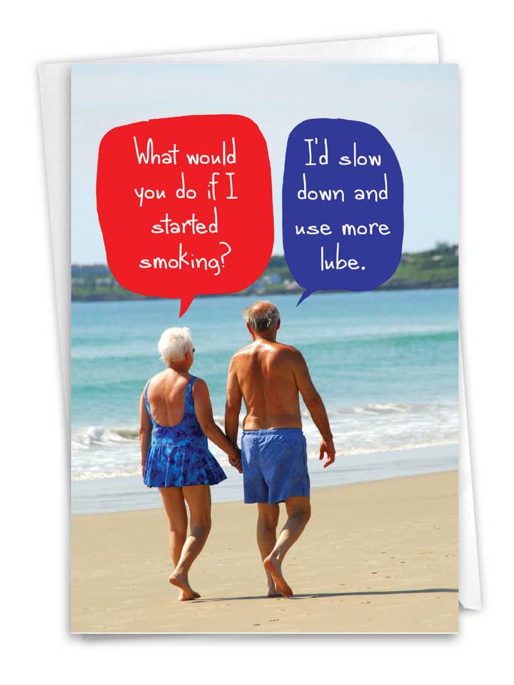 Cartão de aniversário - começou a fumar por atacado de NobleWorks