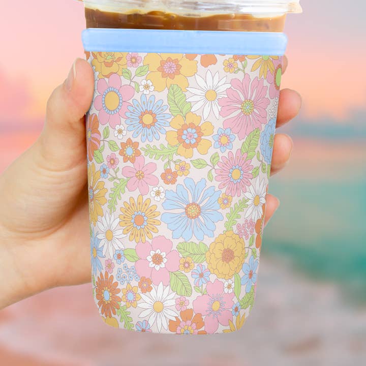 Electric Feels Company - Wholesale Drink Huggers & Koozies - Floral | Neoprene Cup Sleeve 0