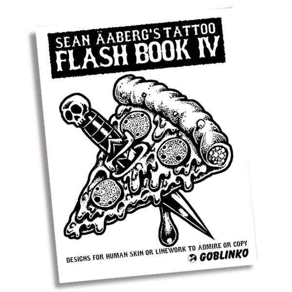 Sean Äaberg's Tattoo Flash Book IV for wholesale by GOBLINKO