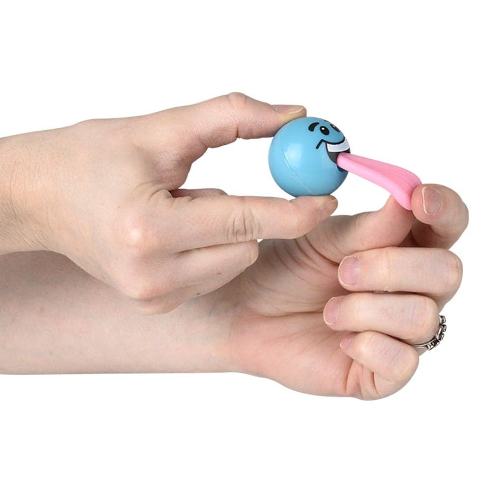 La Luna Bella - Toys - Wholesale Classic Toy - Kids - 1.25" STRETCH TONGUE SILLY FACE BALL (50PC/UN) LLB kids toys4