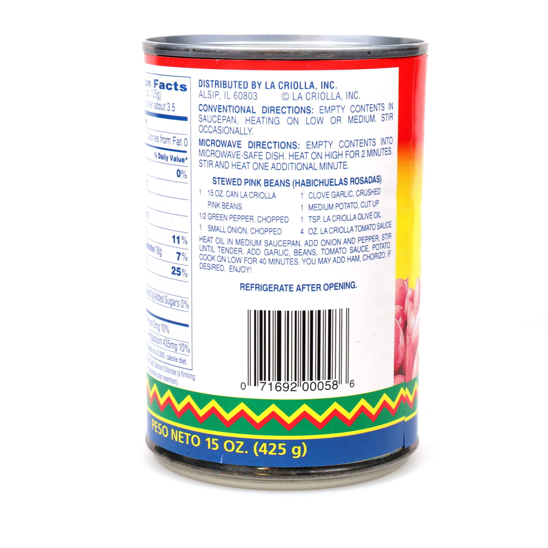 La Criolla - Wholesale Beans - La Criolla Pink Beans 15.5 oz2