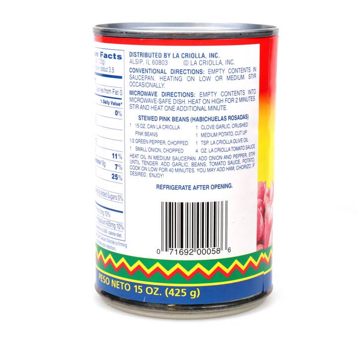 La Criolla - Wholesale Beans - La Criolla Pink Beans 15.5 oz2