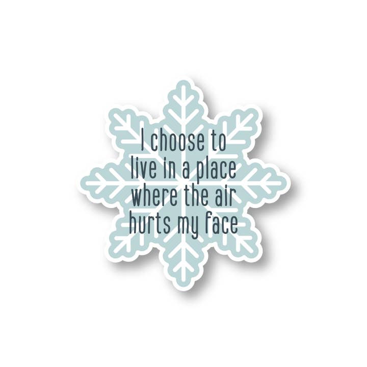 Wild North Co - Wholesale Sticker - Snowflake Sticker