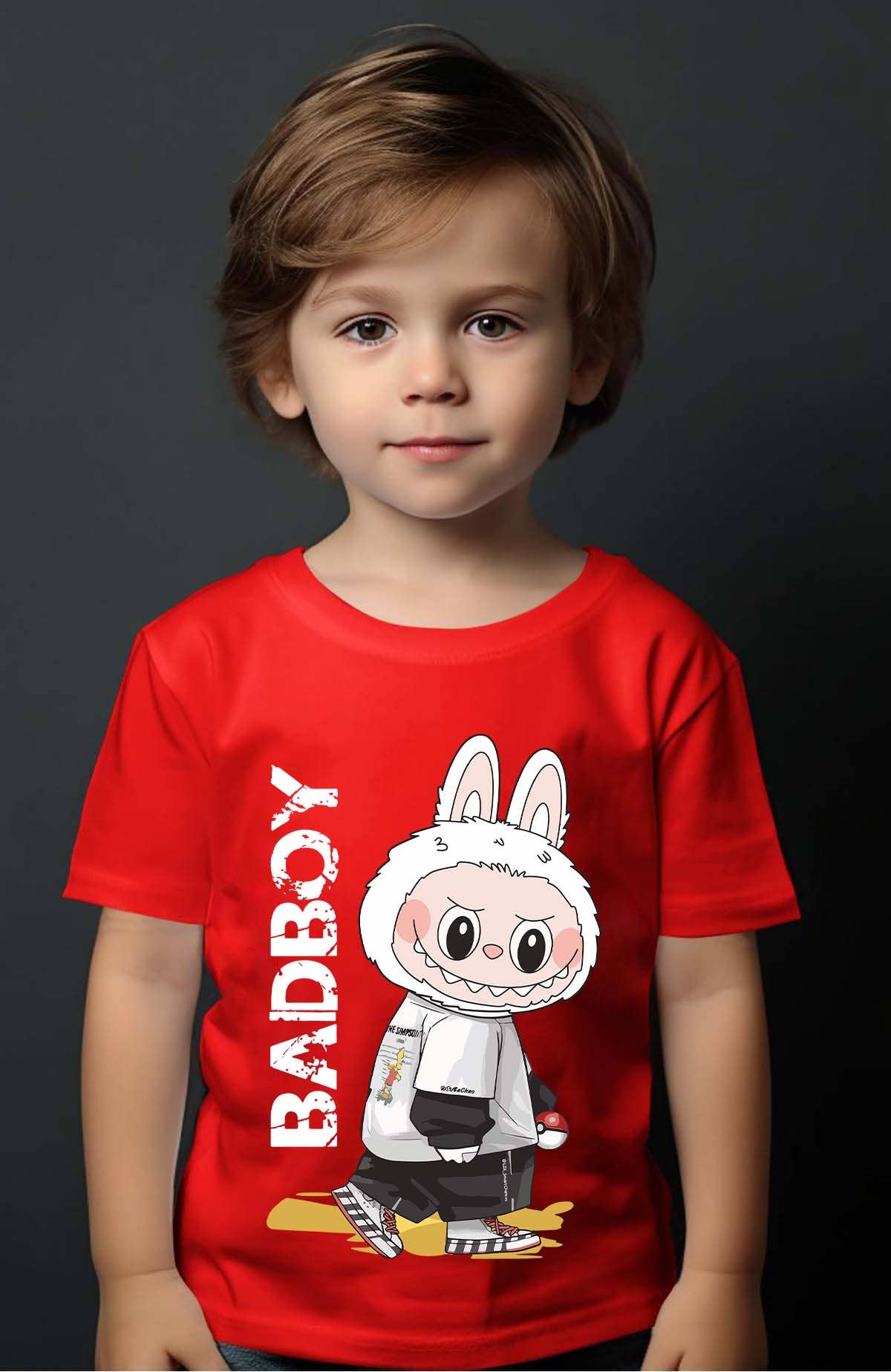 IALD - Wholesale Screen Printed T-Shirt - Kids - Badboy Bubu - Boy's T-shirt1