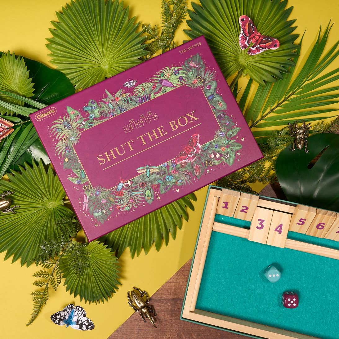 Gibsons Games Ltd – wholesale Board game – The Art File Traditional Shut the Box4