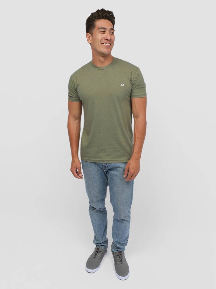 INTO THE AM – T-shirt – Homem por atacado – T-shirt Básica Ajustada Premium para Homem (de Marca)37