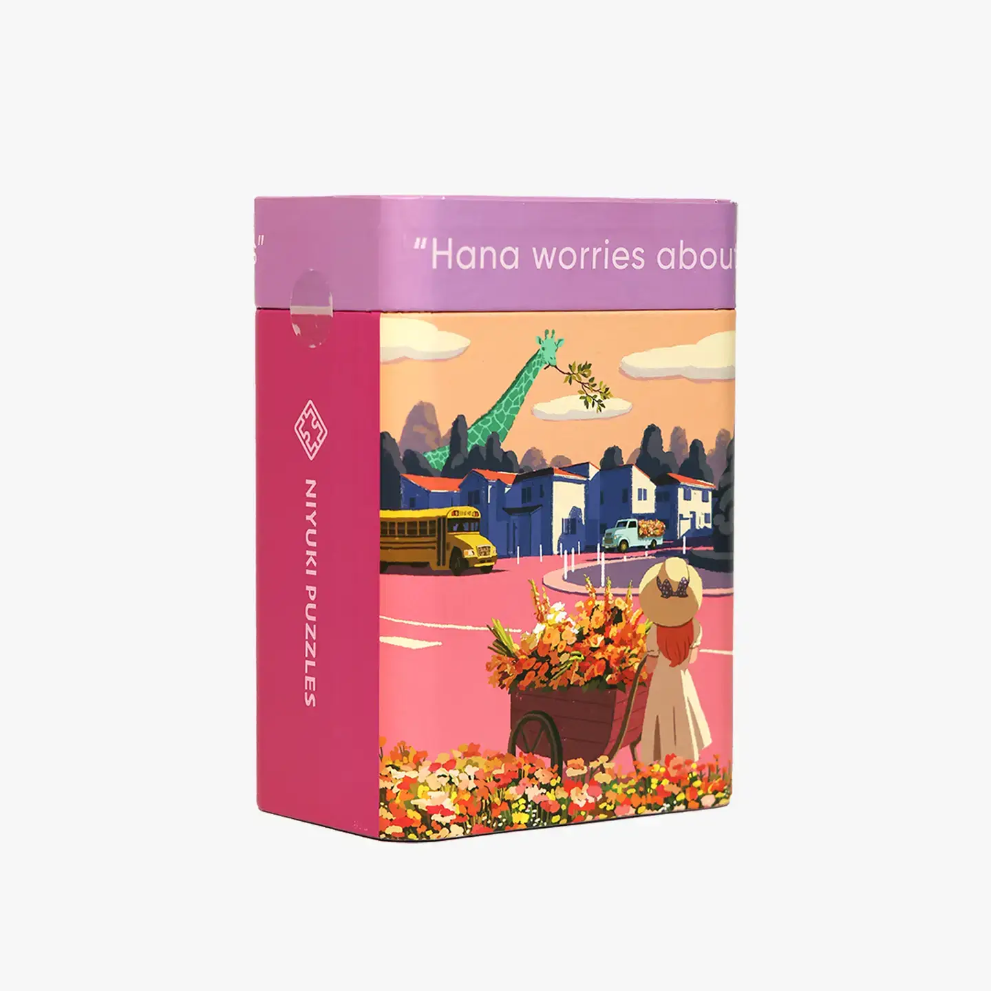 Chive Canada - Vente Puzzle – adulte - Puzzles en carton de 500 pièces Niyuki, Girafe bleue4