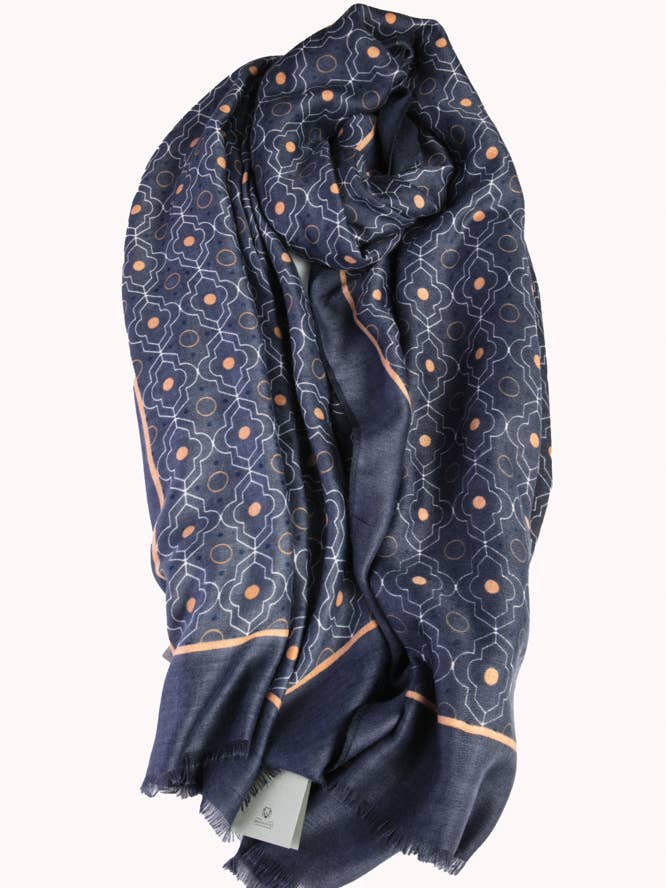 Cairo Blue uniseks sjaal voor wholesale door Montecristo