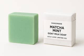Lola Luxe Limited Co. - Wholesale Bar Soap - Matcha Mint Goat Milk Soap