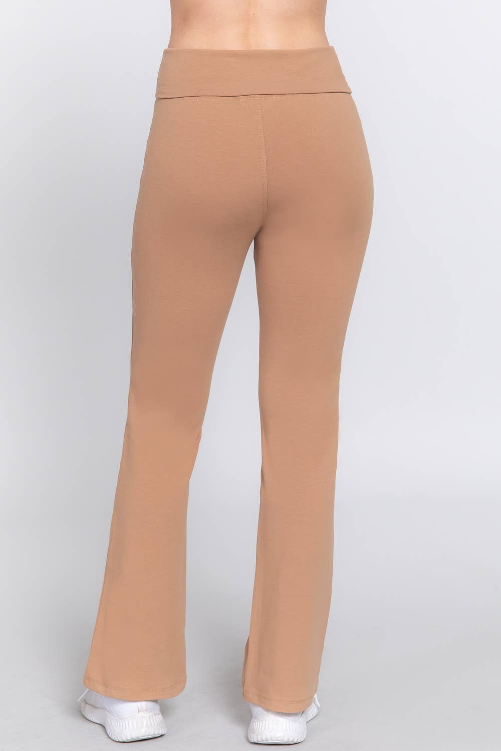 Active Basic | Active USA - Wholesale Sportbroek - Dames - Yoga legging met tailleband en wijde pijpen13